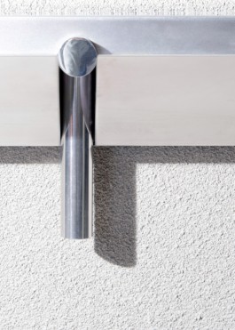 Furniture Design, Development, Production and Installation by ErtlundnZull for the hospitality Studio 1111 in Berlin, 2024. Spatial Concept and Architecture by Robertneun. Photos by Philipp Obkircher. ErtlundZull