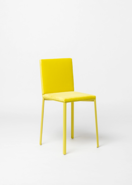 Yellow Chair designed by ErtlundZull and Sam Chermayeff Office, Upholstery by Ayscha Omar, Development and production by ErtlundZull. ErtlundZull